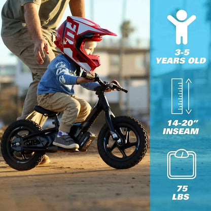 STACYC 12 eDrive - 12" Electric Kids Balance Bike / Stability Cycle